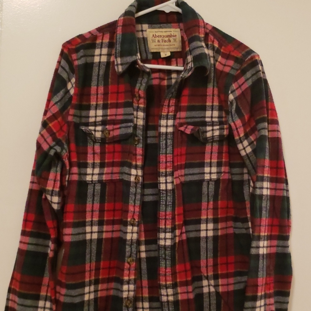 Abercrombie and Fitch long sleeve flannel